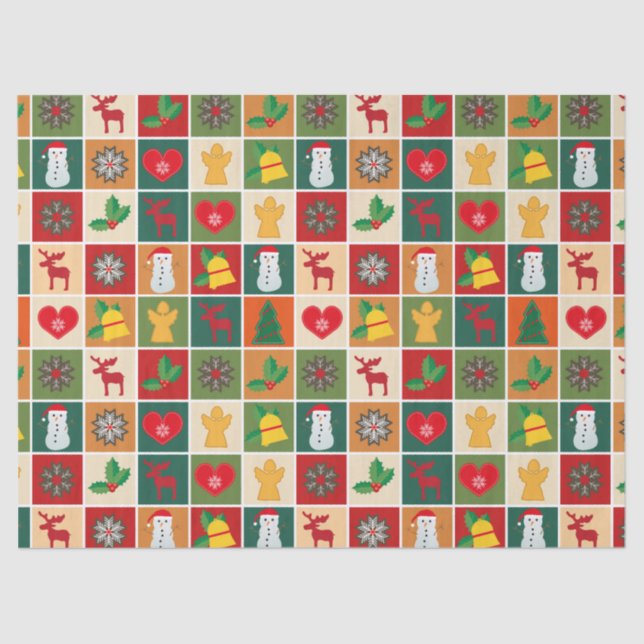 papel tisular de tiempo para navidades (Anverso)