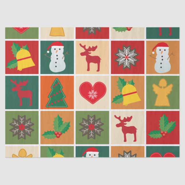 papel tisular de tiempo para navidades (Anverso)