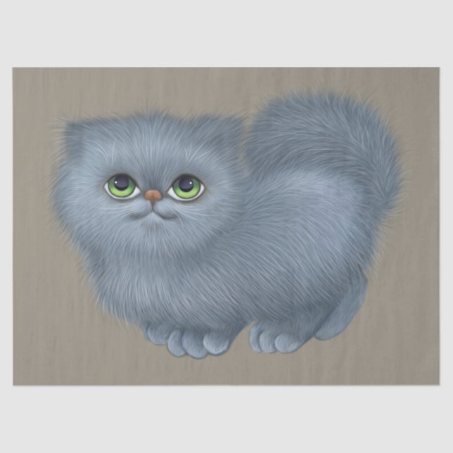 papel tisular fluffy kitten (Anverso)