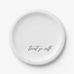 Papel Trate tu propio plato de postre