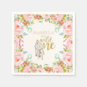 Papel Una servilleta salvaje Boho Dreamcatcher de la