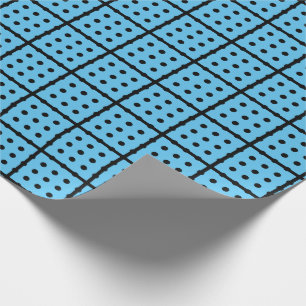 Papel único de envolvimiento azul para bebé