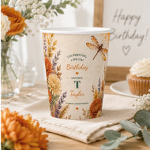 Vasos de cumpleaños personalizados