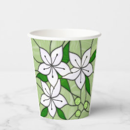 Papel Vasos de Vidrio Teñido
