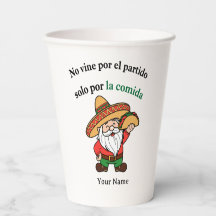 Vasos divertidos para fiesta de fútbol Conjunto pe