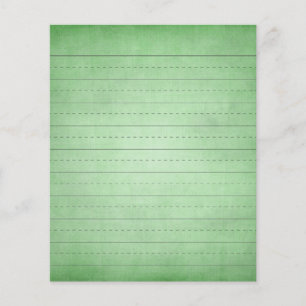 PAPEL VERDE ESCOLAR LINED SCHPPR FONDO EDUCATIVO