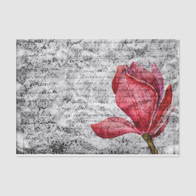 Papel vintage de Magnolia (Anverso)
