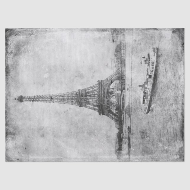 Papel vintage de París o papel desvalido (Anverso)