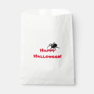 Papel Viuda negra, bolsa de favor de Halloween