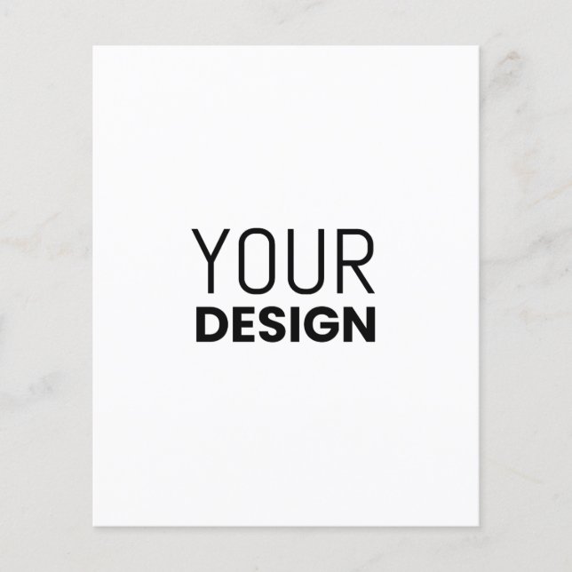 Papel volante de 4,5" x 5,6" (Frente)