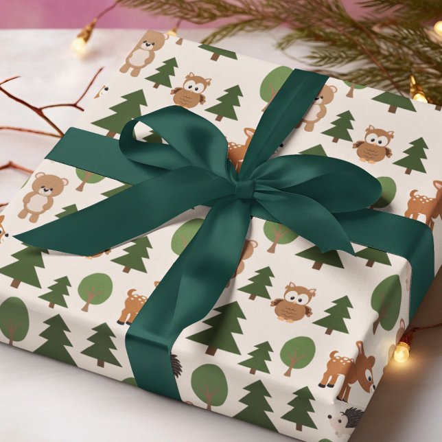 Papel Wapping de Oso de Lechuza Animal de Woodland (Subido por el creador)