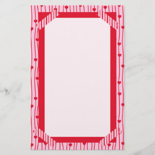 Papel Washi de Corazón Rayado Papelería de Amor