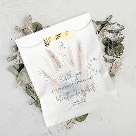 Papel Winter Boho Floral | Bolsa de Favor de la Boda Bla