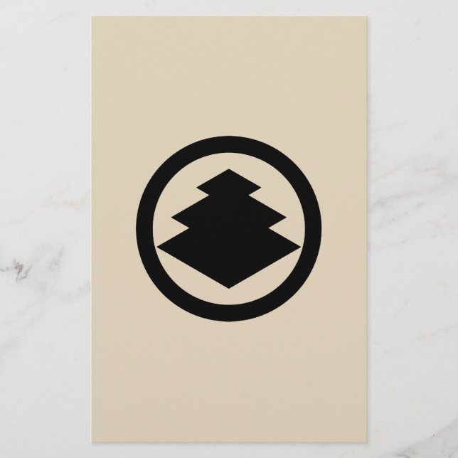 PAPELERÍA 丸に三階菱 (Anverso)
