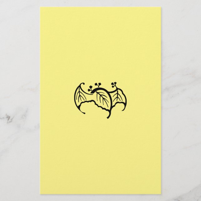 PAPELERÍA 蝙蝠桐 便箋 (Anverso)