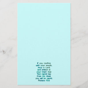 Papelería 10:9 de los romanos
