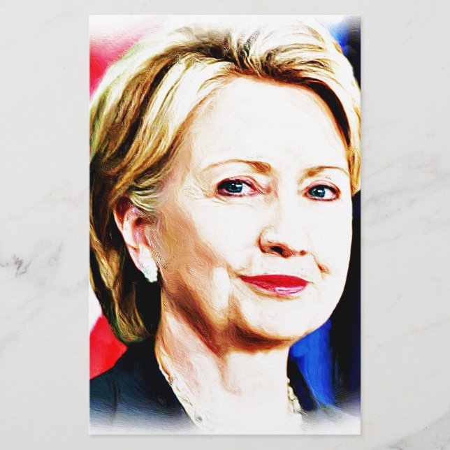 Papelería 1.ª Presidenta Hillary Clinton 2016_ (Anverso)