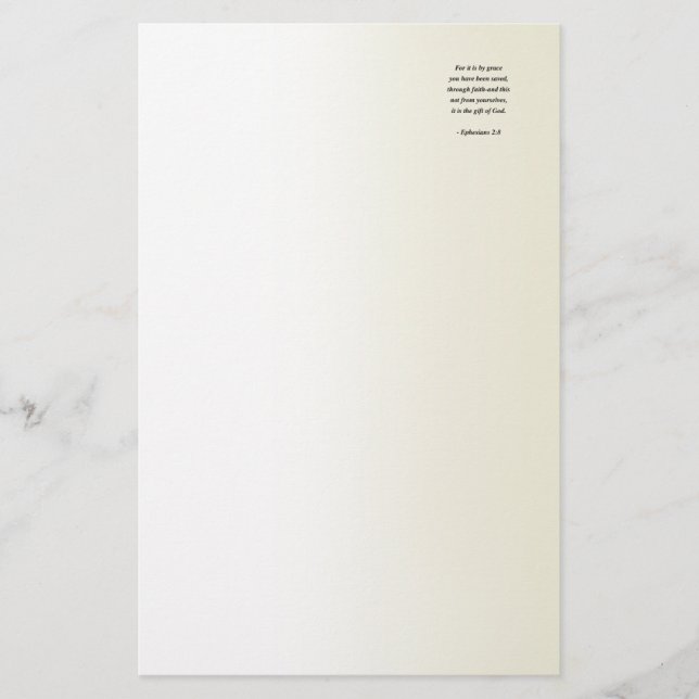 Papelería 2:8 de EPHESIANS (Anverso)