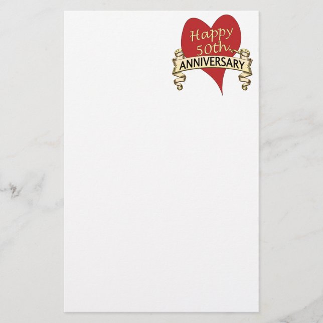 Papelería 50.ª. Aniversario (Anverso)