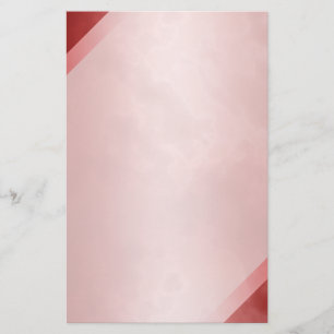 Papelería 5,5" inmóvil de mármol rojo x 8,5"