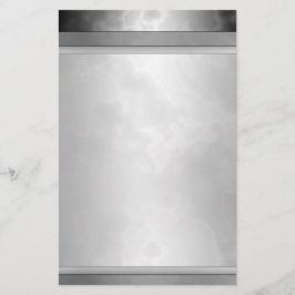 Papelería 5,5" inmóvil negro veteado x 8,5"