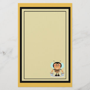 Papelería Abeja de la burbuja de la Personalizado con cubos