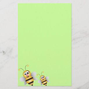 Papelería Abeja del dibujo animado