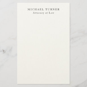 Papelería Abogado profesional minimalista