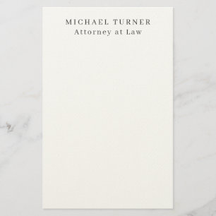 Papelería Abogado profesional minimalista