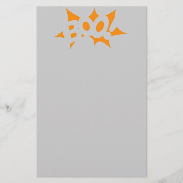 Papelería Abucheo de Halloween (Anverso)