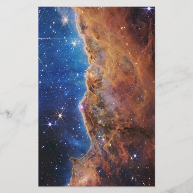 Papelería Acantilados cósmicos Telescopio web Carina Nebula  (Anverso)