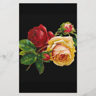Papelería Accesorios para impresión de Rosa - arte negro, ro