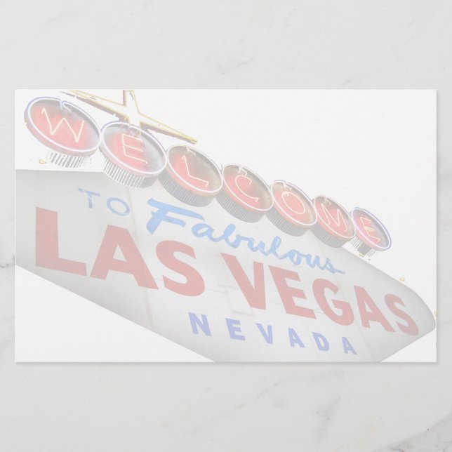 Papelería Acoja con satisfacción a Las Vegas fabuloso los (Anverso)