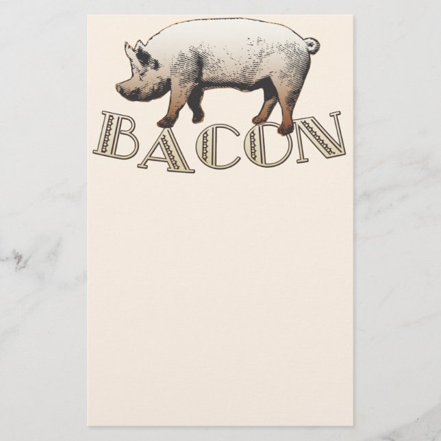Papelería Acrobat BACON Pig (Anverso)