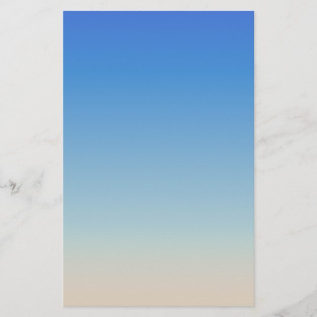 Papelería Acuarela de playa de arena (Anverso)