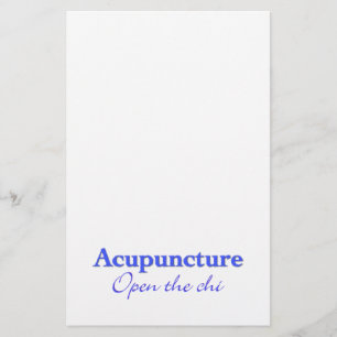 Papelería Acupuntura - Abre el chi