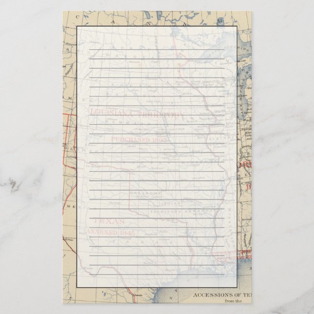 Papelería Adhesiones 1 del territorio (Anverso)