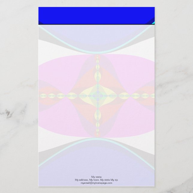 Papelería ADN - Arte fractal (Anverso)