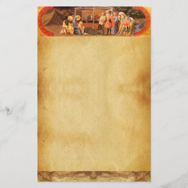 PAPELERÍA ADORACIÓN DEL PARQUE DE NAVIDADES MAGI (Anverso)