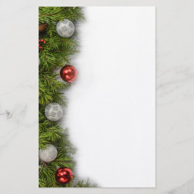Papelería Adornos de Navidad (Anverso)