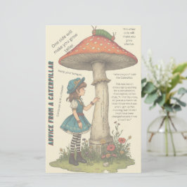 Papelería Advice from a Caterpillar Wonderland Stationery