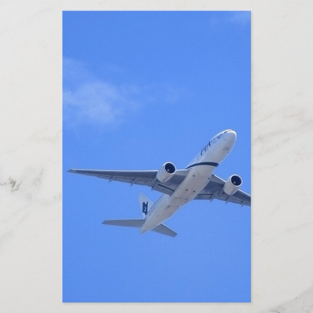 Papelería Aerolínea comercial (Anverso)