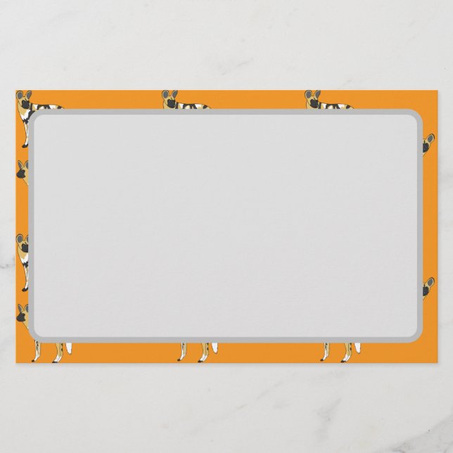 Papelería African Wild Dogs (Anverso)