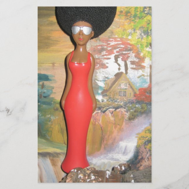 Papelería Afro Glam: Una belleza eterna (Anverso)