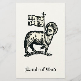 Papelería Agnus Dei The Paschal Lamb of God Fine Art