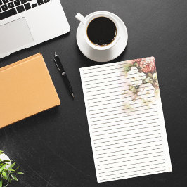 Papelería Agradables Rosas Lin Stationery Paper