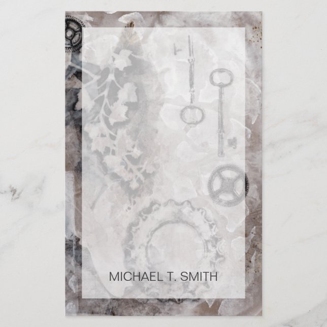 Papelería Agrega tu nombre| Juxtaposición II (Anverso)