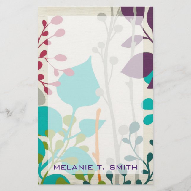 Papelería Agrega tu nombre| Metro Garden III (Anverso)