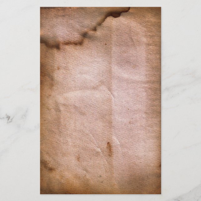 Papelería Agua oscura manchada Estacionamiento (Anverso)