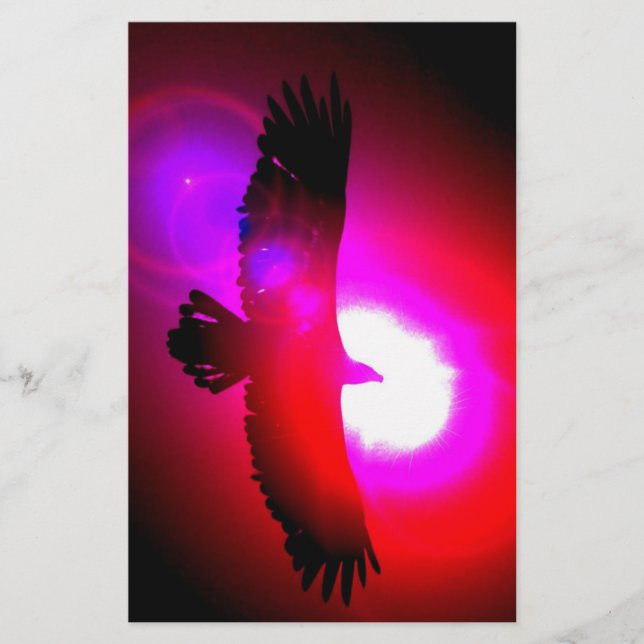 Papelería Águila calva americana (Anverso)